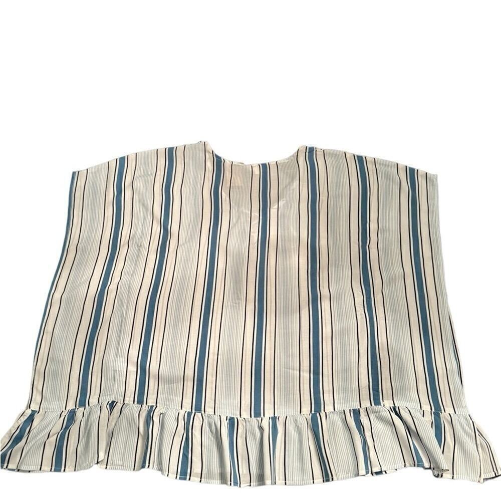 Surf Gypsy Swim Suit Cover Up Womens size Medium Blue and White Stripe - Picture 6 of 11